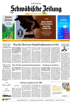 Cover of Schwabische Zeitung (Alb-Donau)