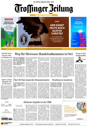 Cover of Trossinger Zeitung