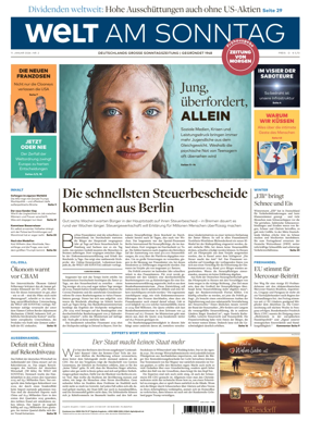 Cover of Welt am Sonntag