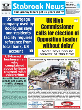 Cover of Stabroek News