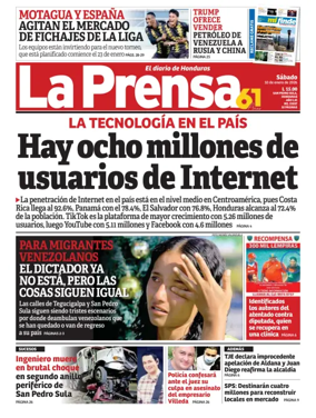Cover of Diario La Prensa