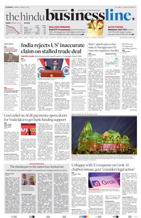 Cover of BusinessLine (Hyderabad)
