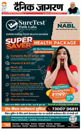 Cover of Dainik Jagran - Rishikesh