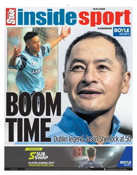 Cover of Irish Daily Star - Inside Sport