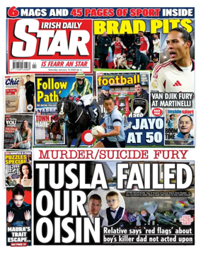 Cover of Irish Daily Star