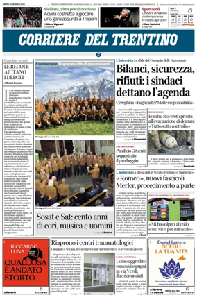 Cover of Corriere del Trentino