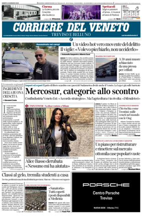 Cover of Corriere del Veneto (Treviso e Belluno)