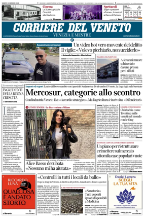 Cover of Corriere del Veneto (Venezia e Mestre)