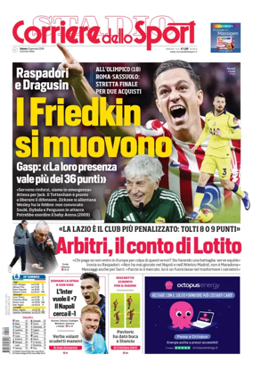 Cover of Corriere dello Sport (Lazio)