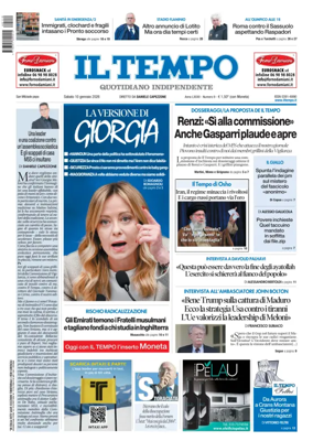 Cover of Il Tempo (Nazionale)