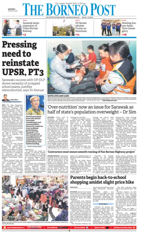 Cover of The Borneo Post