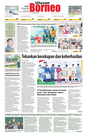Cover of Utusan Borneo (Sarawak)