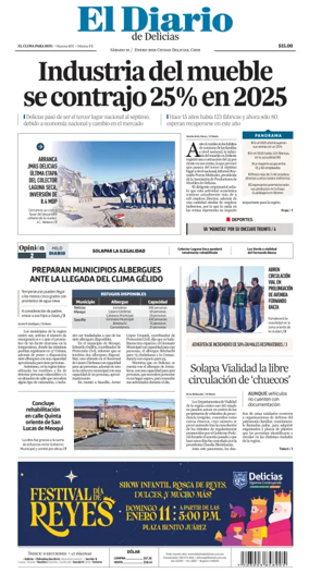 Cover of El Diario de Delicias