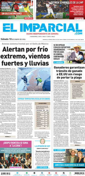 Cover of El Imparcial
