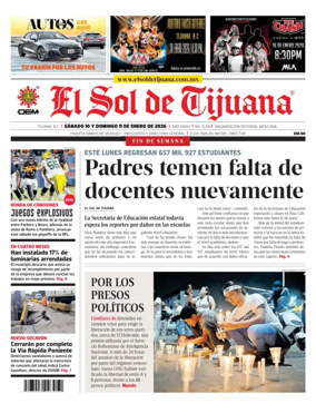 Cover of El Sol de Tijuana