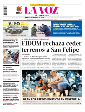 Cover of La Voz de la Frontera