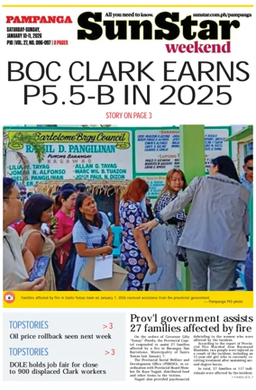 Cover of Sun.Star Pampanga