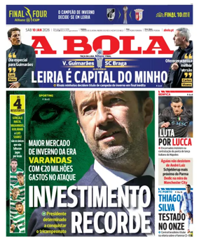 Cover of A BOLA (Portuguese)