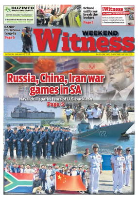 Cover of The Weekend Witness (South Africa)