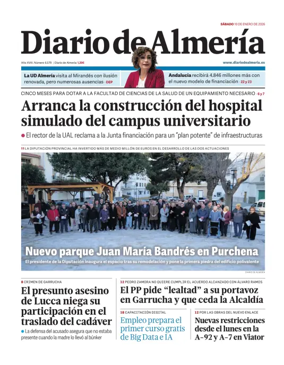 Cover of Diario de Almeria