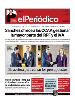 Cover of El Periodico - Castellano