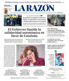 Cover of La Razon (Madrid)