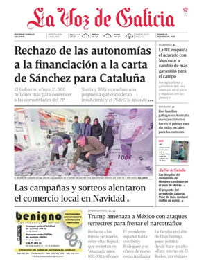 Cover of La Voz de Galicia (Carballo)