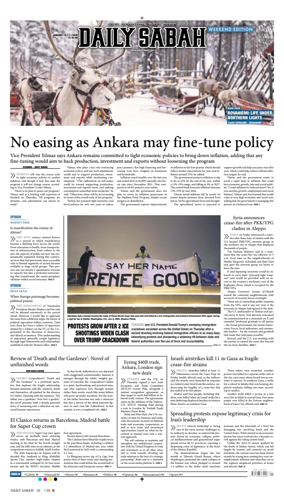 Cover of Daily Sabah (Turkey)