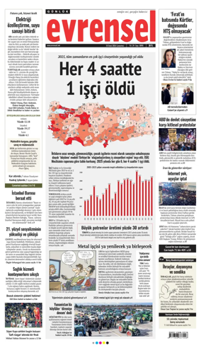 Cover of Evrensel Gazetesi