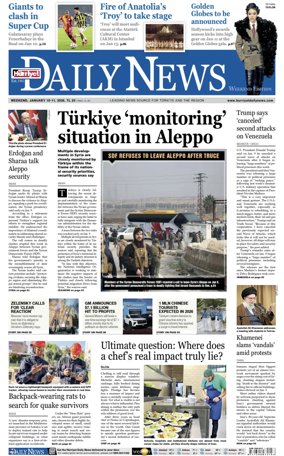 Cover of Hurriyet Daily News & Economic Review