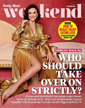 Cover of Daily Mail Weekend Magazine