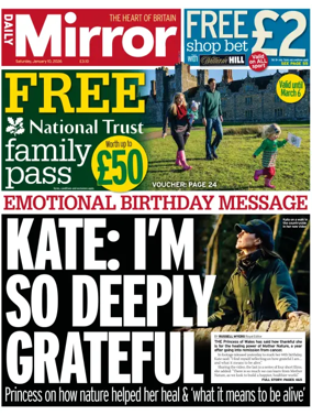 Cover of Daily Mirror