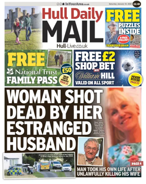 Cover of Hull Daily Mail