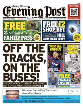 Cover of South Wales Evening Post