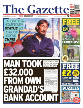 Cover of Teesside Evening Gazette