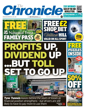 Cover of The Chronicle (South Tyneside and Durham)