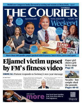 Cover of The Courier & Advertiser (Angus and Dundee)