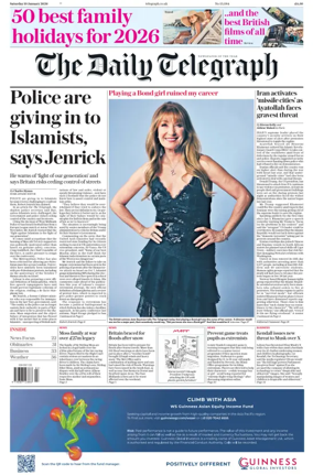 Cover of The Daily Telegraph - Saturday