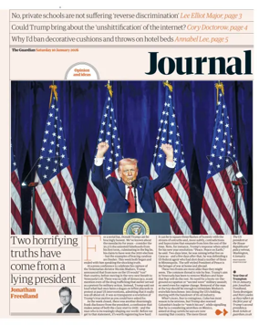 Cover of The Guardian e-paper Journal