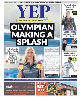 Cover of Yorkshire Evening Post