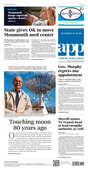 Cover of Asbury Park Press