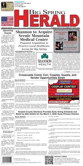 Cover of Big Spring Herald Weekend