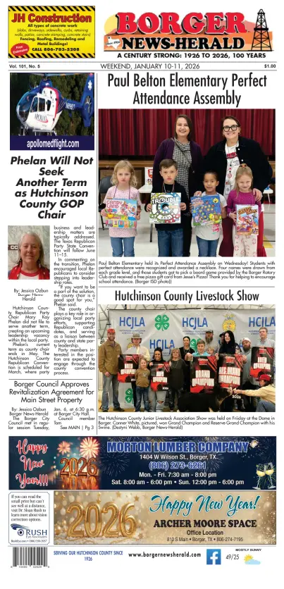 Cover of Borger News-Herald