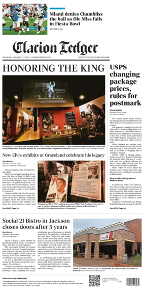 Cover of Clarion Ledger