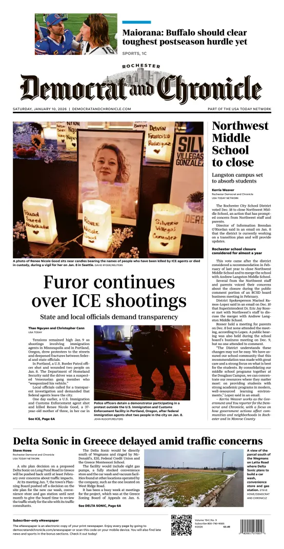 Cover of Democrat and Chronicle