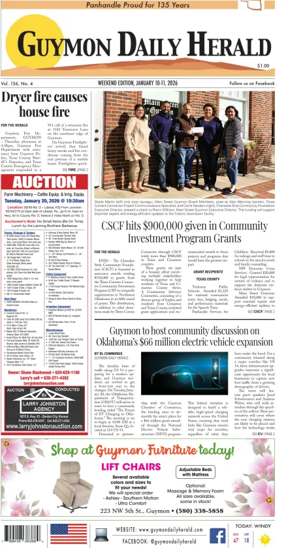 Cover of Guymon Daily Herald