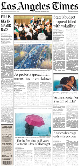 Cover of Los Angeles Times