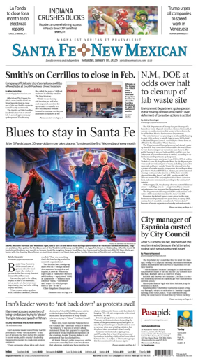 Cover of Santa Fe New Mexican