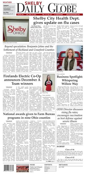 Cover of Shelby Daily Globe