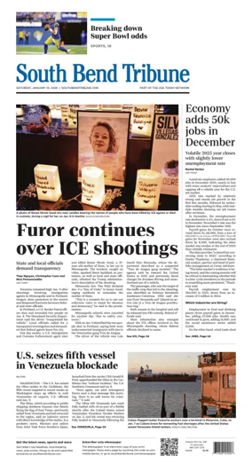 Cover of South Bend Tribune